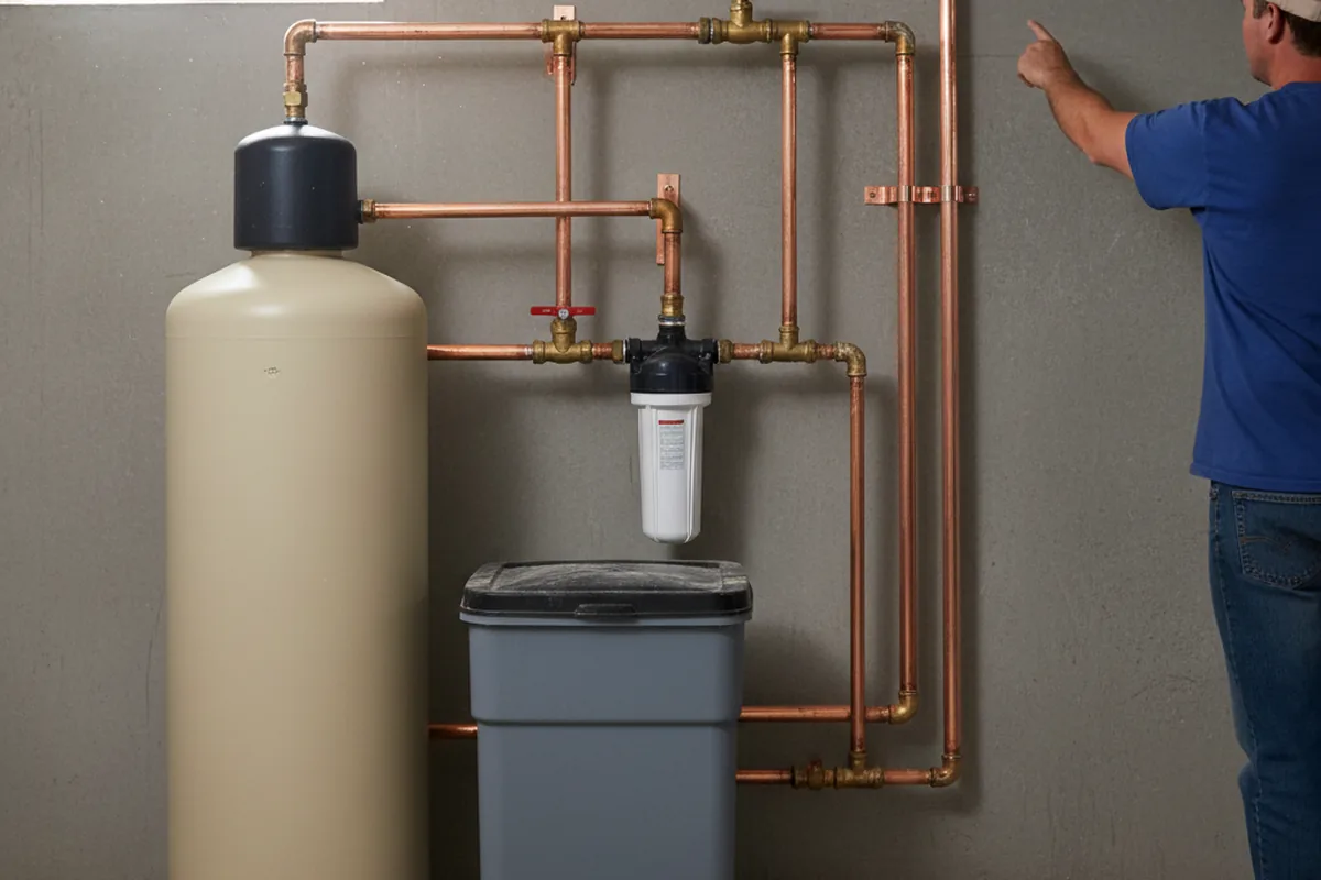 Whole-house water treatment system installed in Hartford